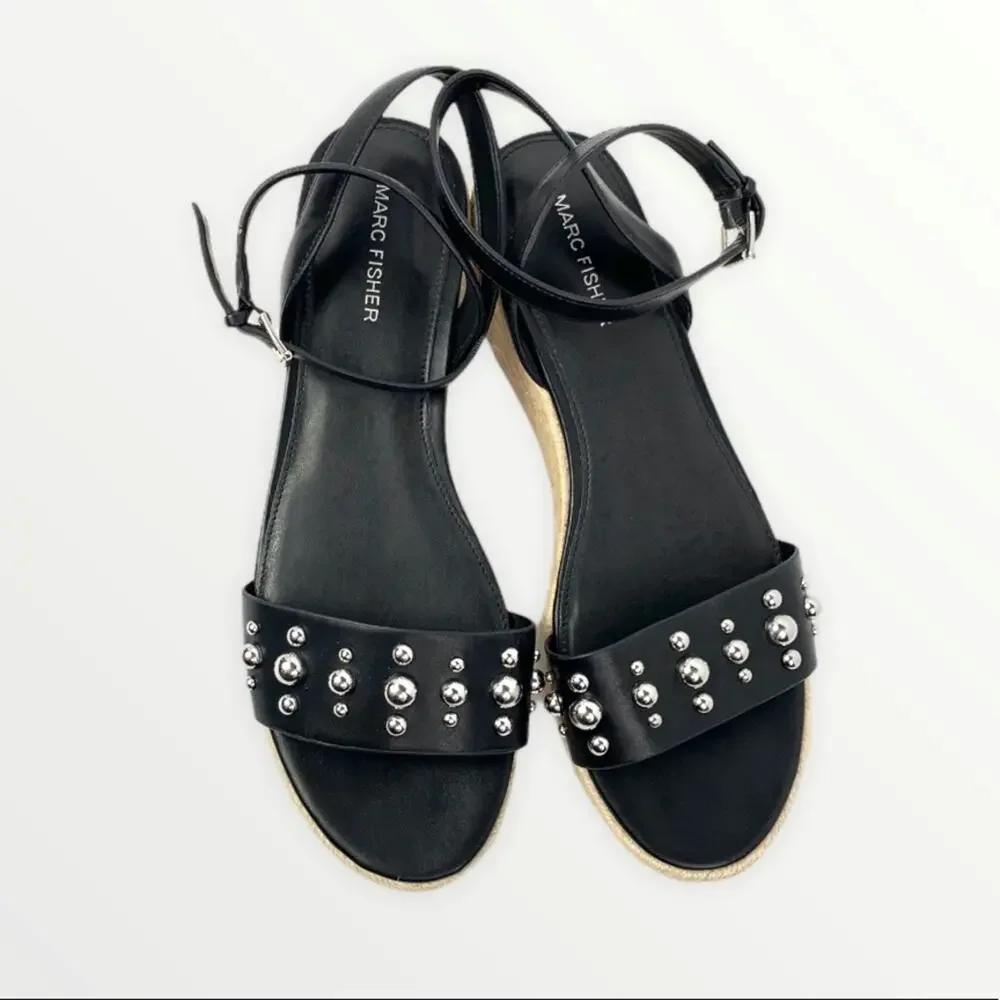 Marc Fisher Joyce Espadrille Platform Sandal Size 10